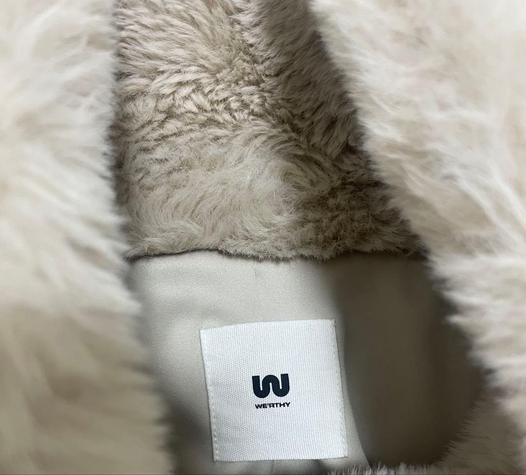 ワージー we'rthy エコファージャケット 野沢和香 アイボリー - メルカリ