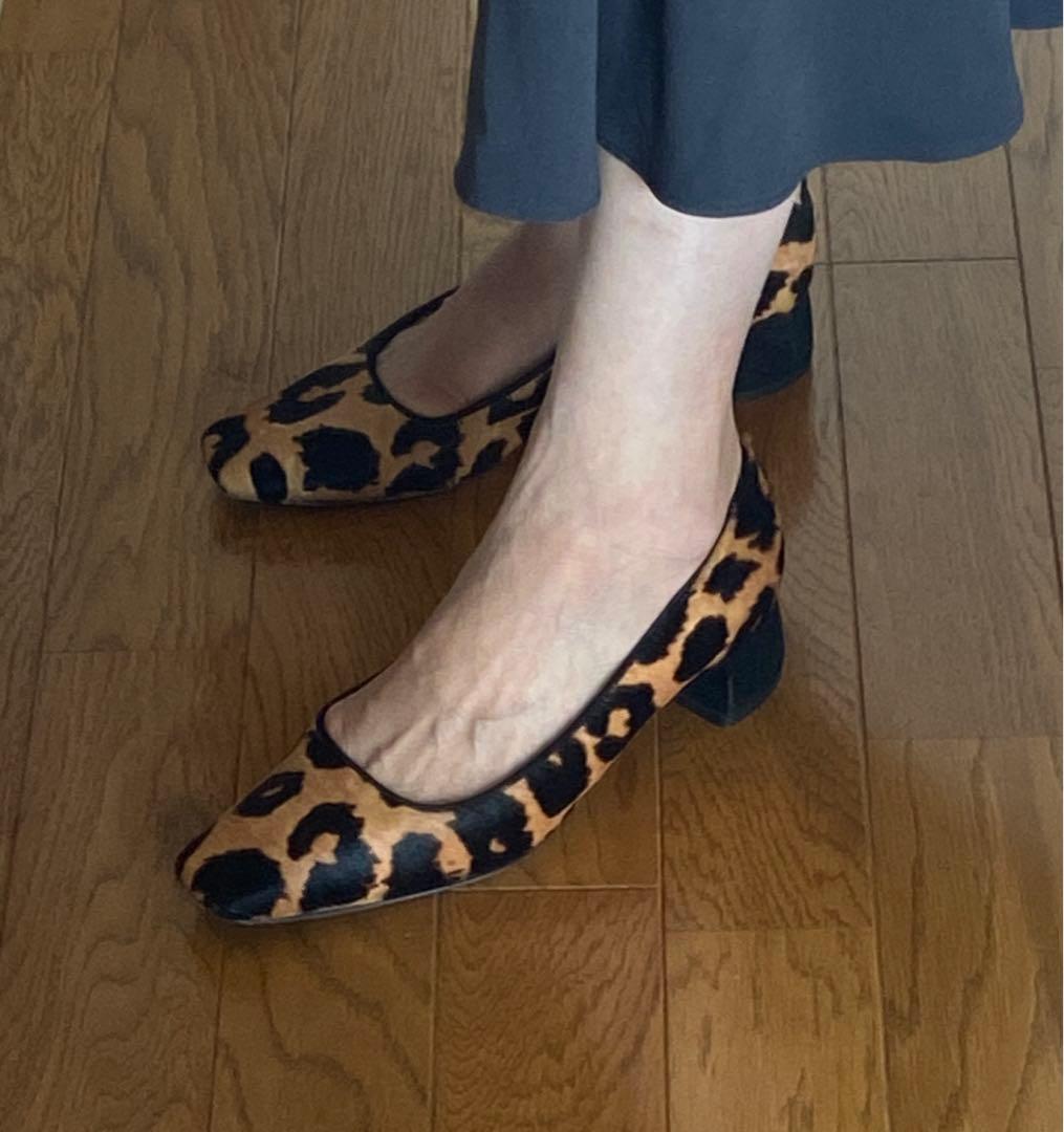 値下げ ペリーコハラコレオパード柄パンプス 1回使用 - メルカリ