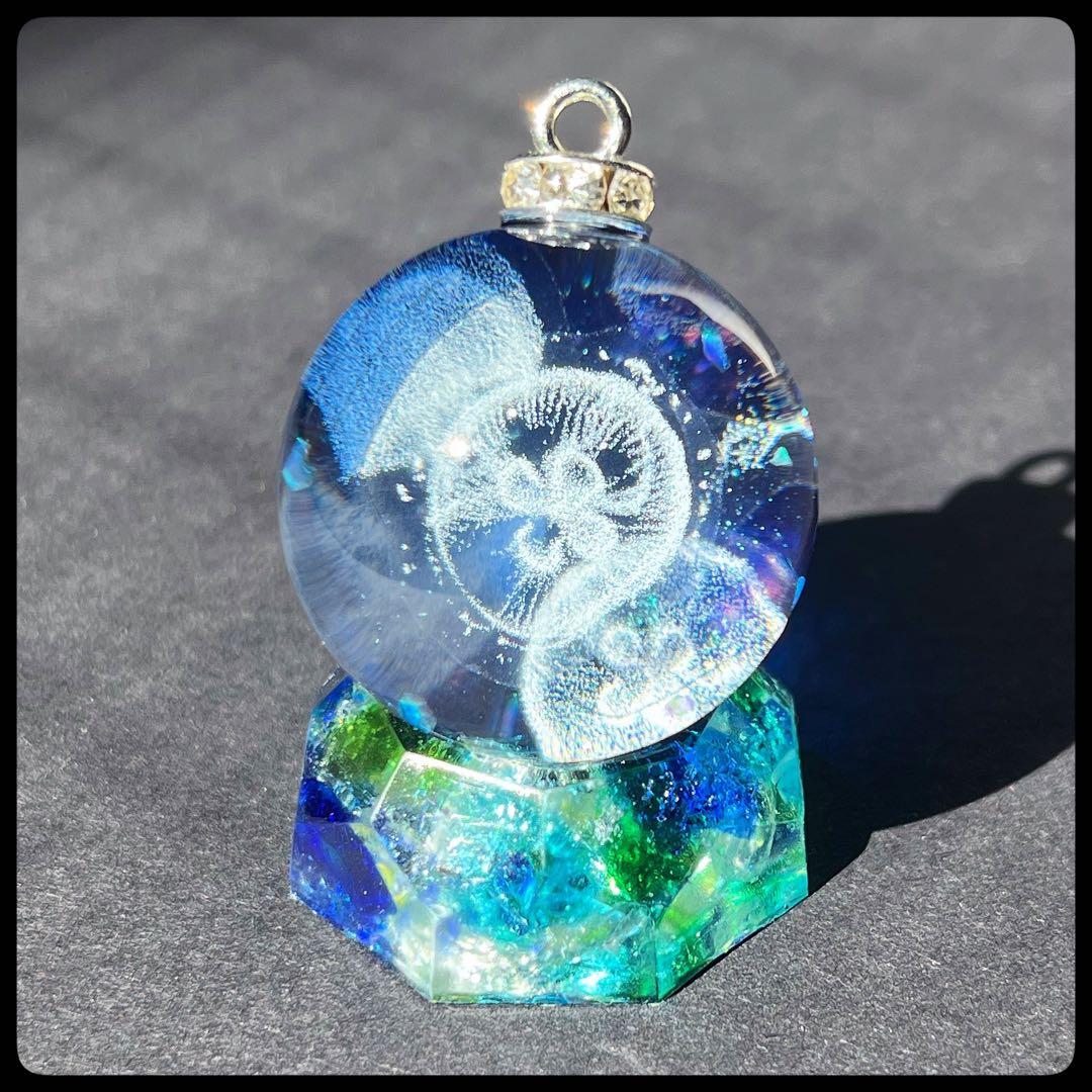 ハンドメイド】宇宙玉チャーム 3個