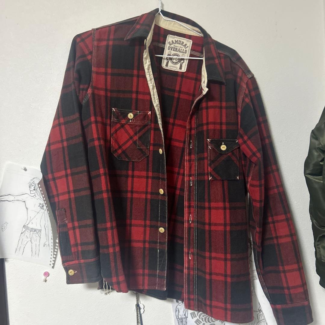 SAMURAI JEANS ヘビーネルシャツ チェック柄 楽天市場】サムライジーンズ 長袖シャツ SIN23-01 Samurai Jeans