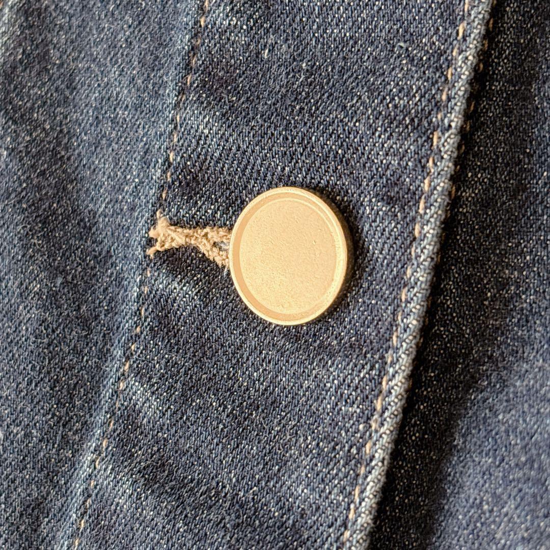 1372】新品 アナイ ストレッチデニムペプラム ジャケット 小さいサイズ