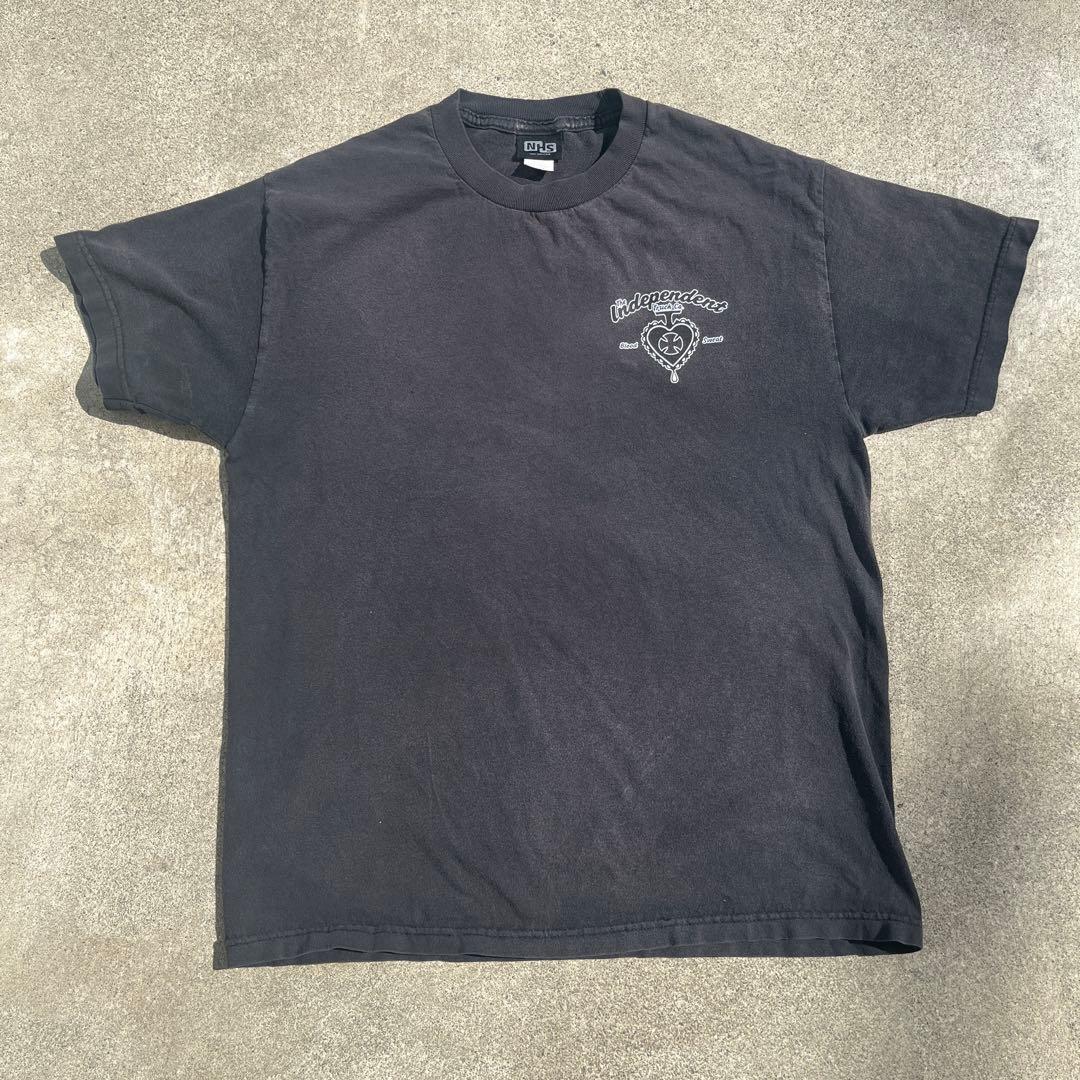 90's インディペンデント t アイアンクロス L フェード NHSタグ - メルカリ