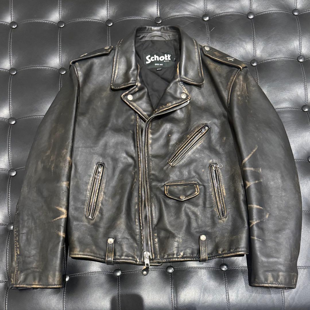 SAINT MICHAEL SCHOTT レザーライダース READYMADE - メルカリ