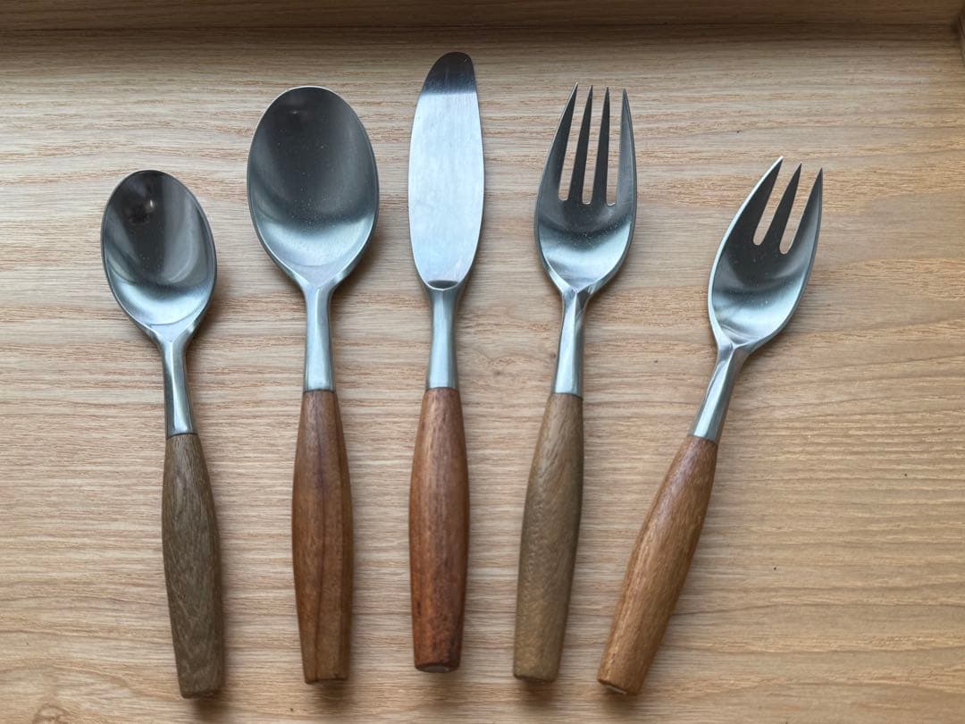 Dansk Fjord スプーン フォーク ナイフ セット ダンスク 北欧ヴィンテージ雑貨店 ヒュッケル | Dansk フィヨルド ナイフ