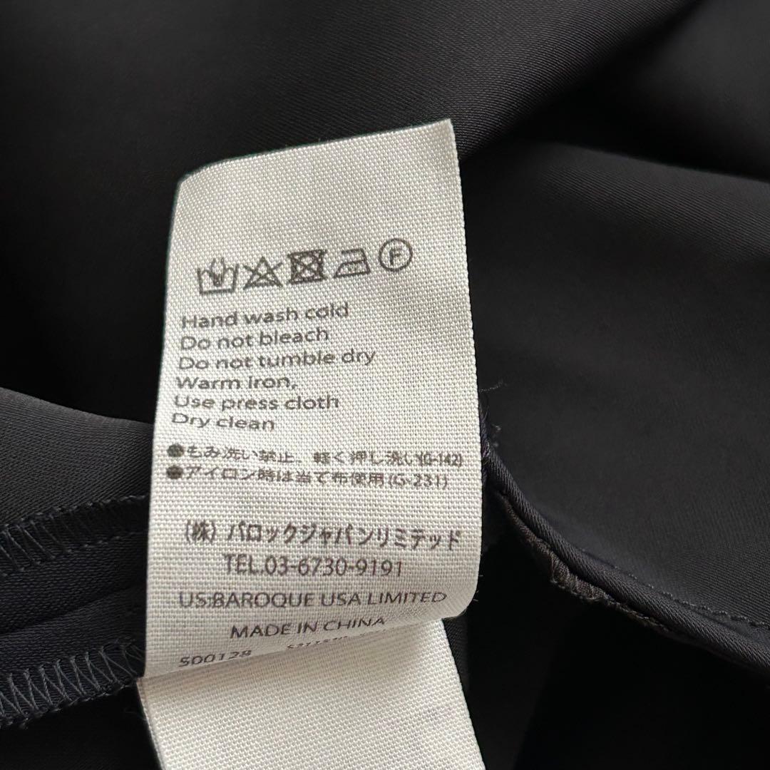 エンフォルド ダブルサテンロングチュニック ダークネイビー 36 2020AW