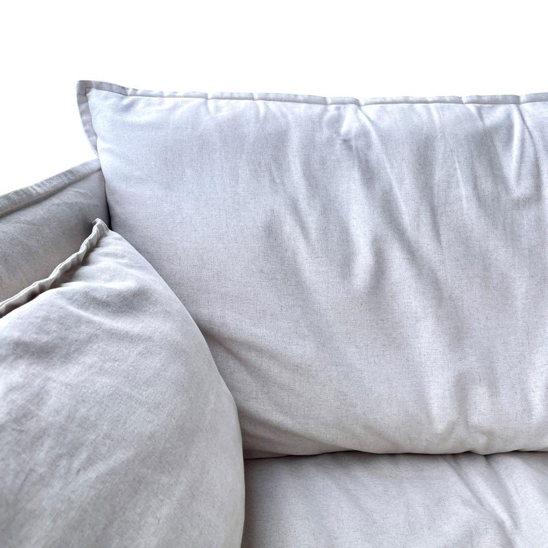 廃盤品】 ikea イケア バックセーレン 1.5人掛 ナチュラル ホワイト