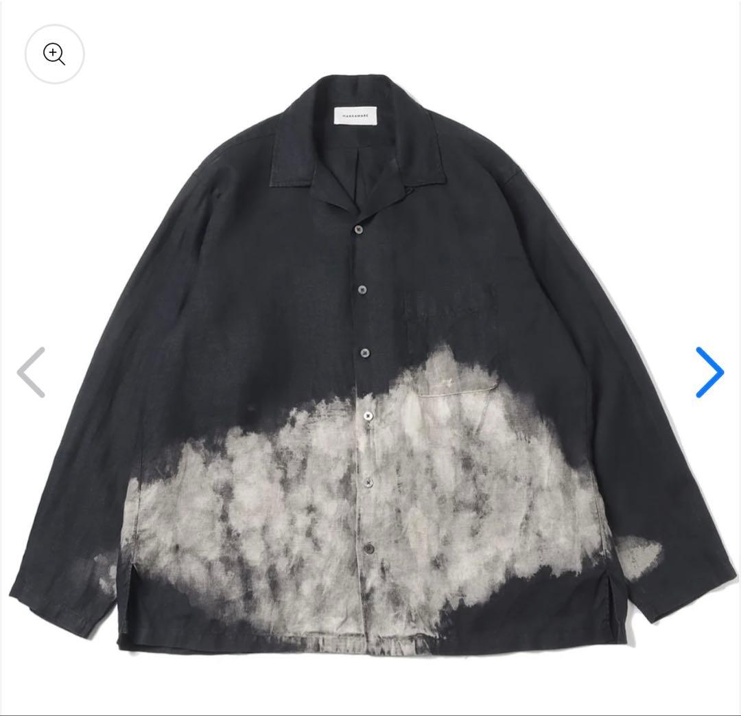 MARKAWARE 長袖ヘンプオープンカラー CLOUDY BLEACHING MARKAWARE 長袖ヘンプオープンカラー CLOUDY BLEACHING - メルカリ