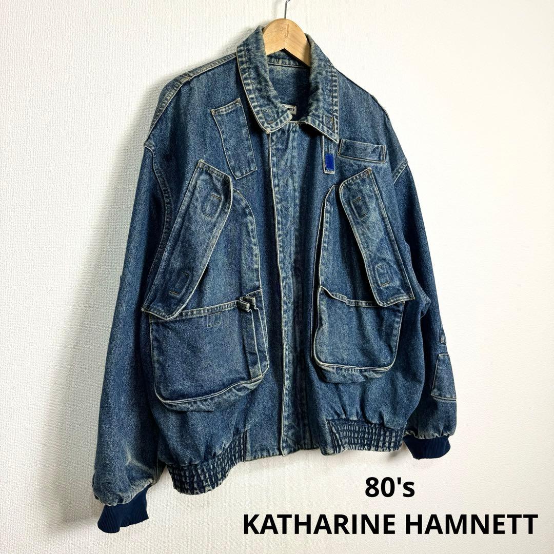 名作 80's KATHARINE HAMNETT bomber jacket - メルカリ