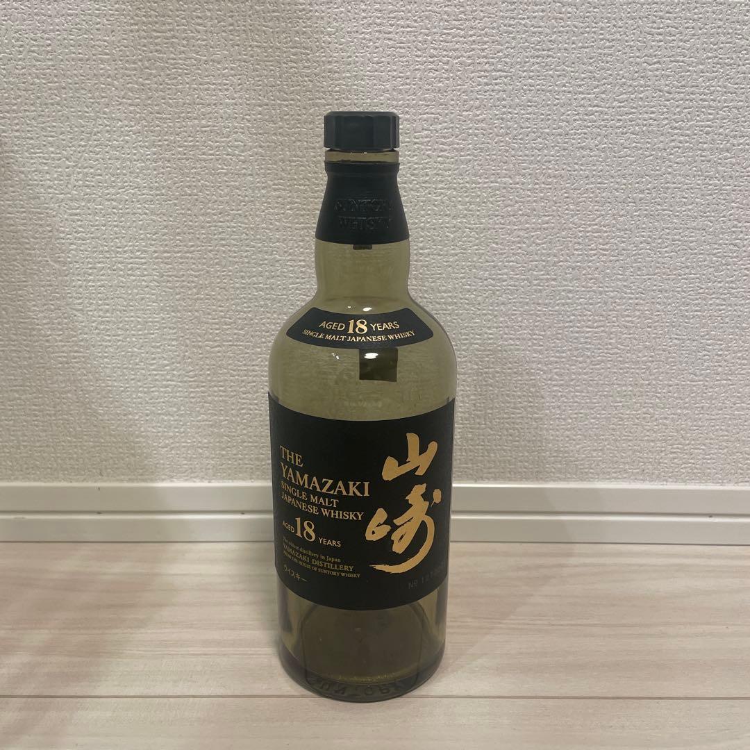山崎 18年 750ml 空瓶 - メルカリ