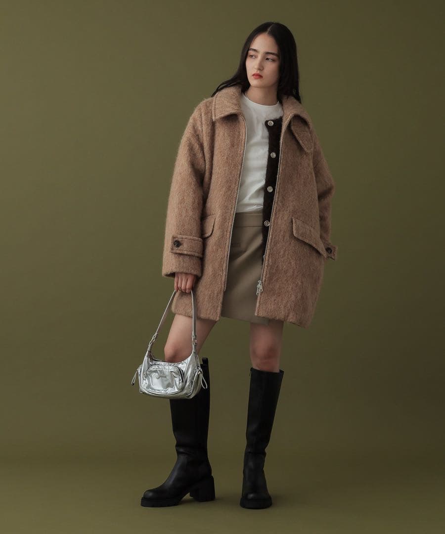 DISPATCHER NO.8 シャギーハーフコート - メルカリ