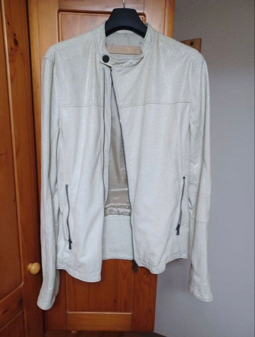 ゴートレザー セミダブルライダースジャケット極美品 | Shop at