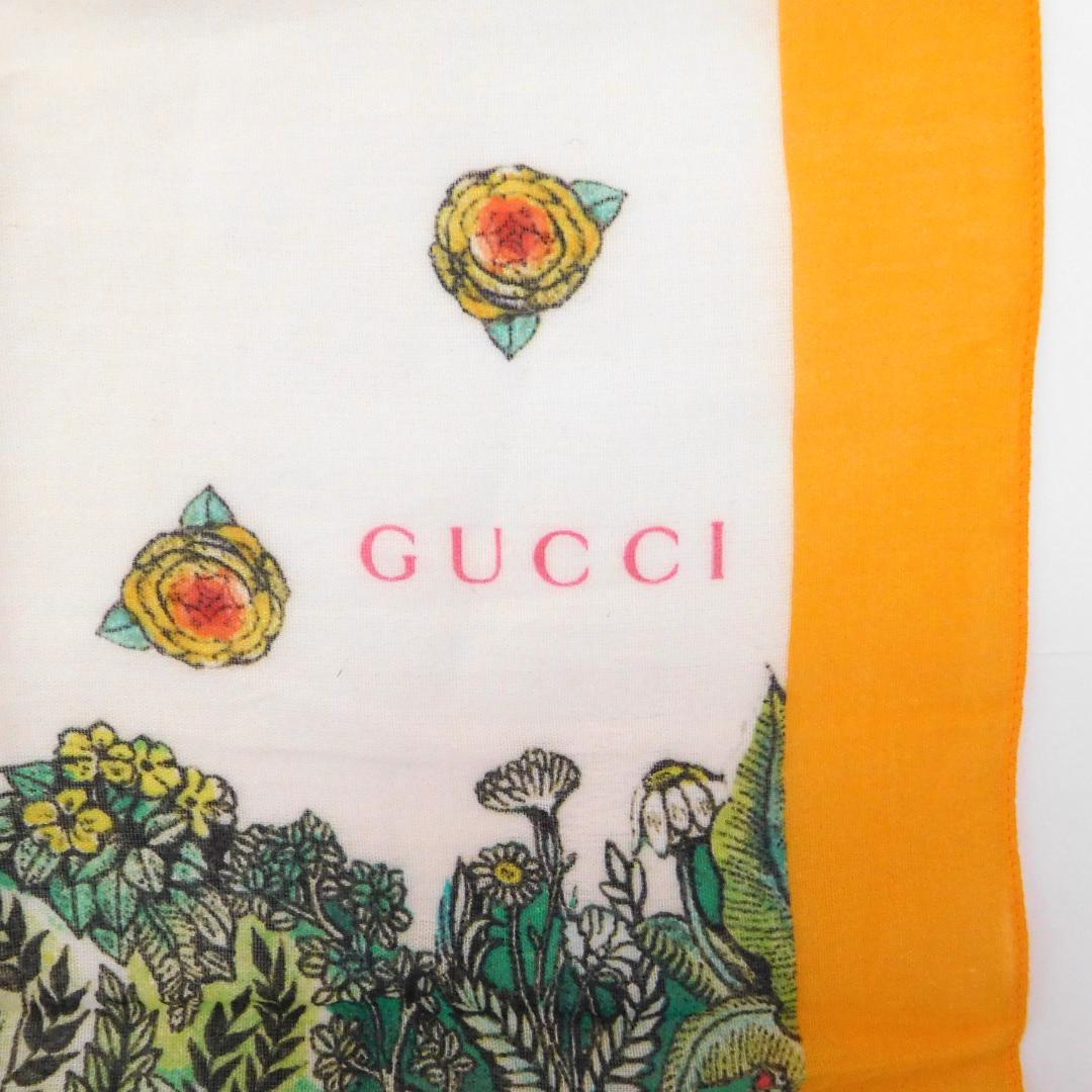 GUCCI グッチ スカーフ ヒグチユウコ 限定 コラボ アニマルプリント