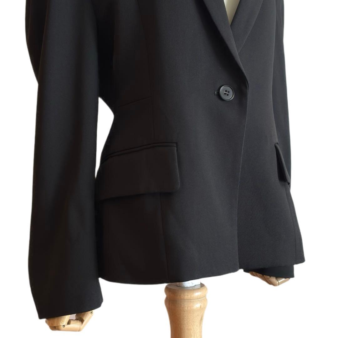 GEMINI】 Whim Gazette ウエストシェイプジャケット黒24年 - メルカリ