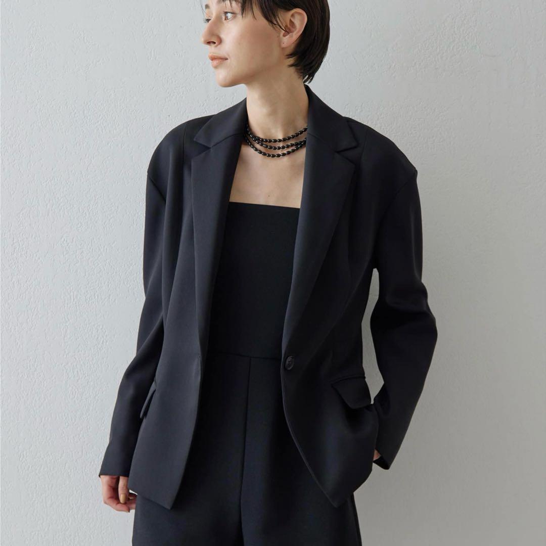 GEMINI】 Whim Gazette ウエストシェイプジャケット黒24年 - メルカリ