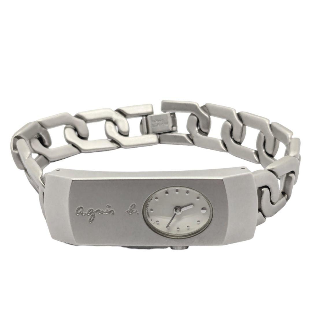 新品電池交換済】アニエスベー 腕時計 チェーンブレスレット V220-6530