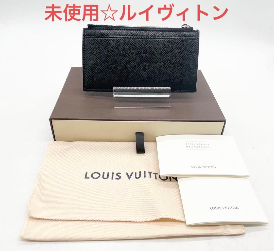 T1436 未使用☆ ルイヴィトン ミニ財布 タイガ ノワール ケース LOUIS VUITTON（ルイ・ヴィトン） フラグメントケース タイガ ノワール