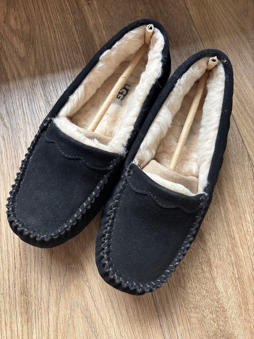 即日発送♡UGG モカシン スカラップ アンスレー 黒