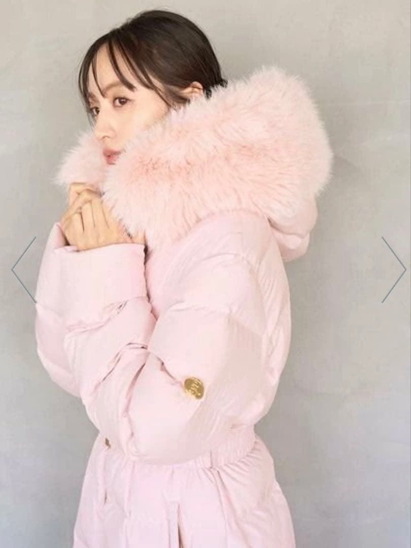 専用♡snidel スタイルアップフレンチダウンロングコート ピンク