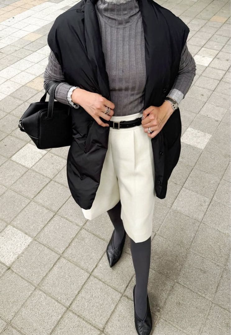 yonfa ヨンファ バミューダパンツ ミルク パンツ