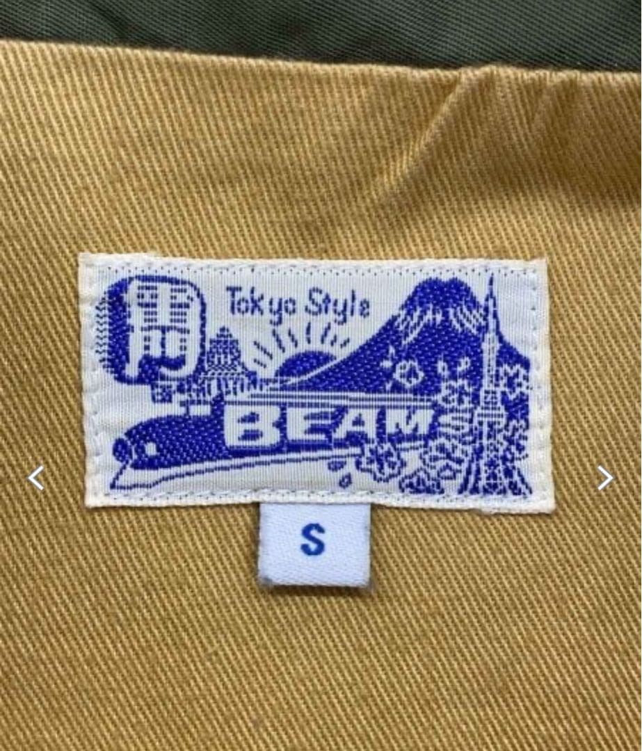BEAMS x TOYO ベトナム刺繍コーチジャケット s オリーブ