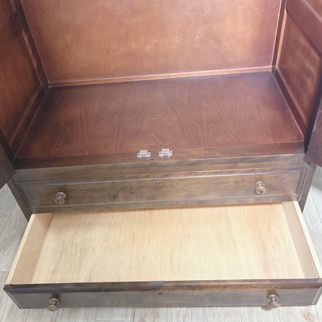 ◇大阪府神戸市配達無料！◇北海道民芸家具◇洋服箪笥ワードローブ