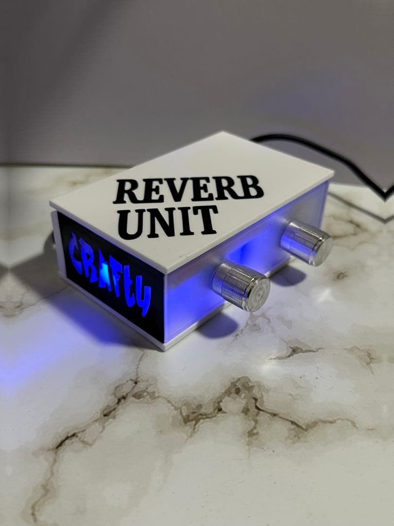 リバーブユニット ブルー Bluetooth CRAFTY エフェクター USB - メルカリ