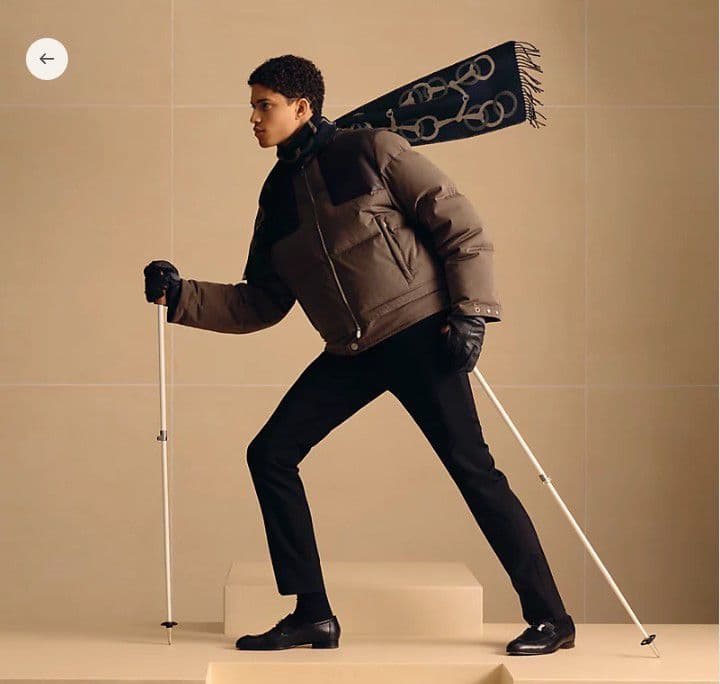 エルメス　2025AW　カシミヤマフラー《エニー・モール》