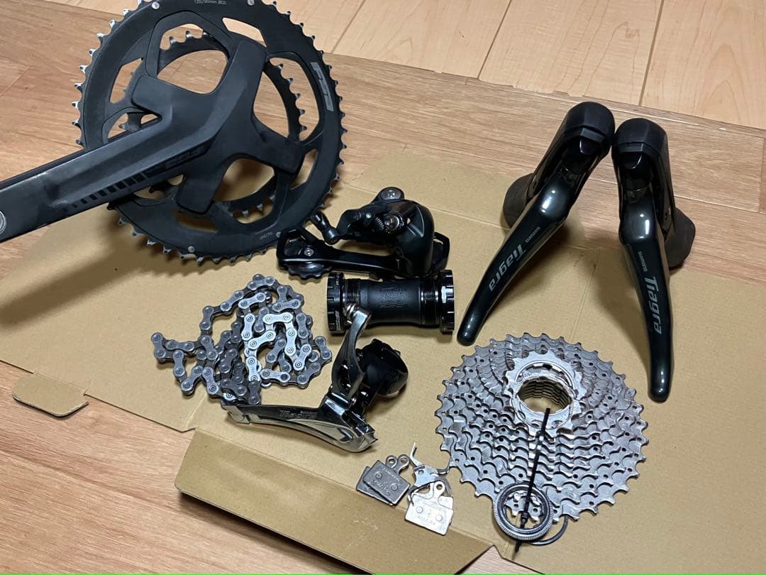 シマノTiagra 4700系 油圧 コンポーネントセット【2×10速】 - メルカリ