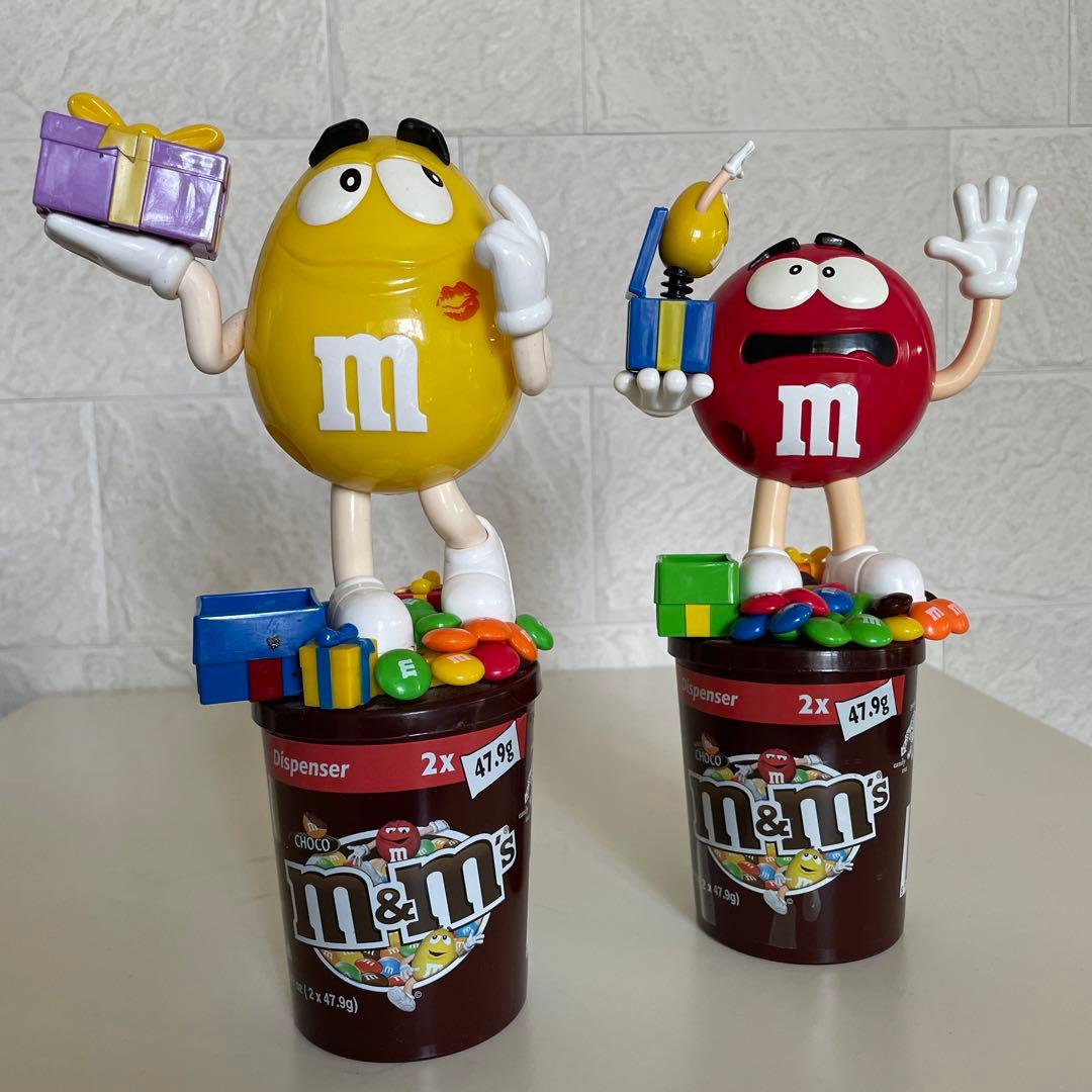 エムアンドエムズ m&m's 人形 マスコット ディスペンサー 2個セット