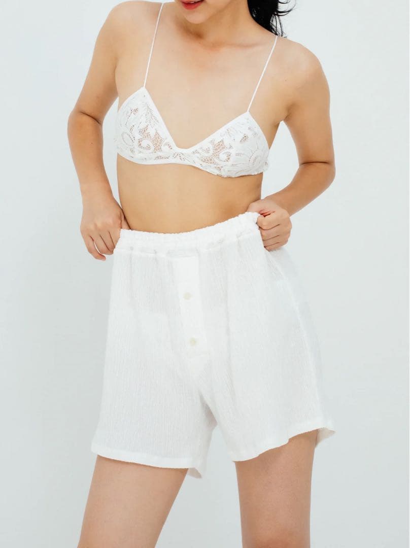 値下げ中16444→15555】draw lace bra shorts 巾着