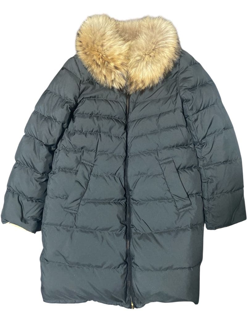 美品✨noa-ge ダウンロングコート ブルーフォックスファー ML相当
