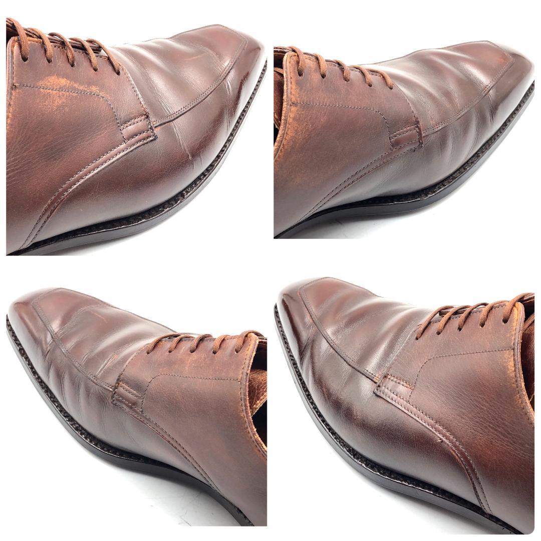 Crockett&Jones 26.5cm 8.5E Uチップ 外羽根 茶