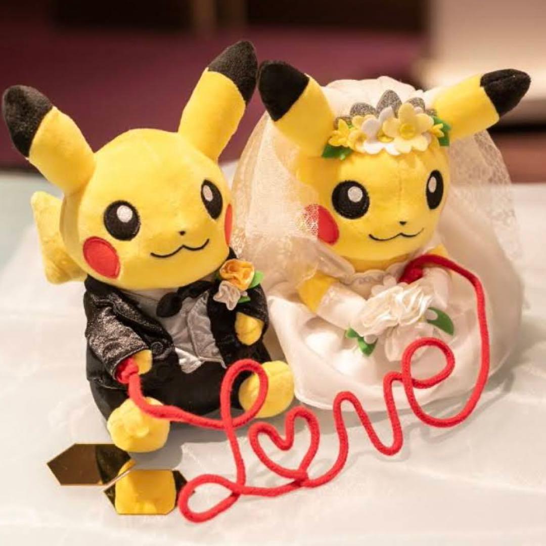 ポケモンウェディング ドール ピカチュウ ドレス タキシード - メルカリ