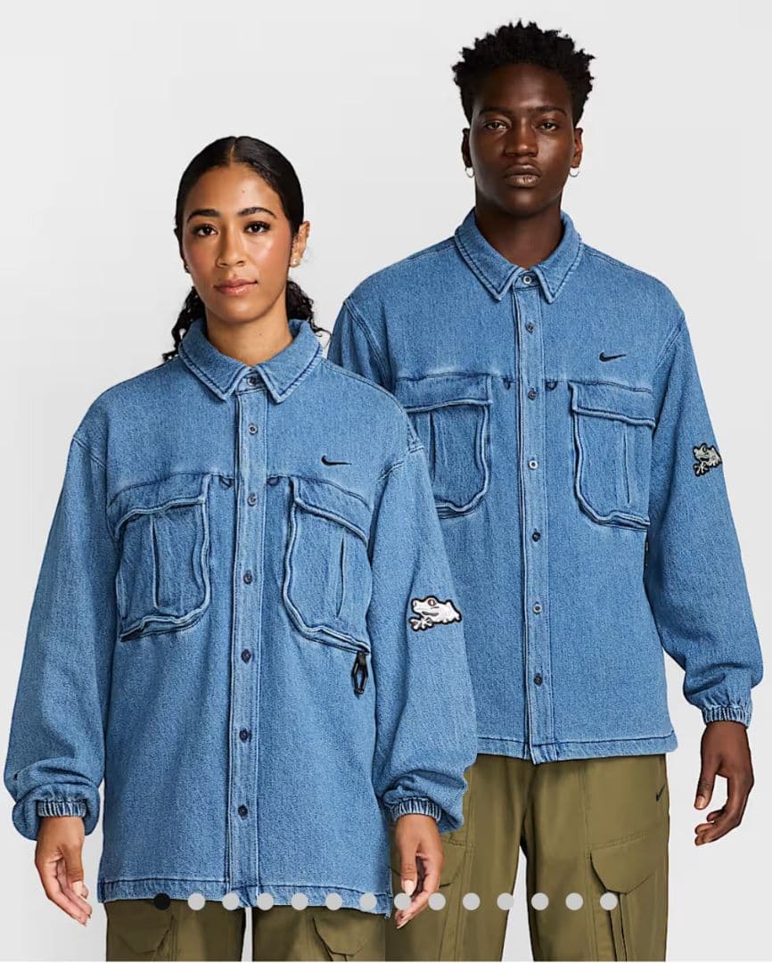 NOCTA NIKE デニムシャツブルゾン ジャケット ナイキ ノクタ - メルカリ