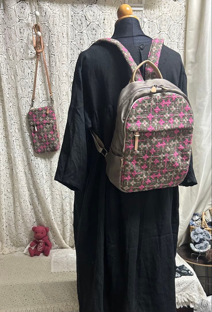 専用50904音の絵ハーフハンドメイドリュック　 ガバポシェット付き 楽天市場】リュック A4 バックパック デイパック レディース