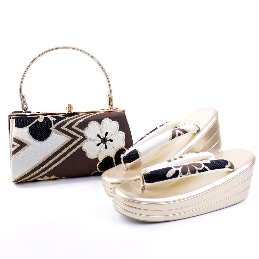 草履バッグセット 着物 振袖 成人式 厚底 ヒール草履 uzouri94-6 楽天市場】振袖 草履 バッグ セット 成人式 草履バッグセット 振袖用