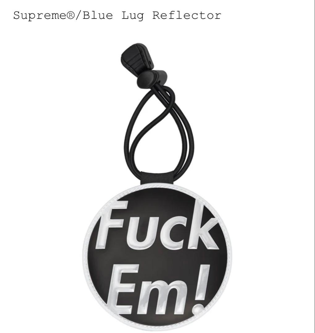 Supreme Blue Lug Reflector Black
