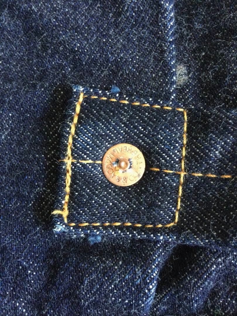 ほぼ新品】リアルマッコイズ ブランケットデニムJK 001XXJ サイズ42