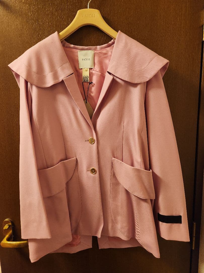 PATOU ピンク テーラードジャケット 新品タグ付き - メルカリ