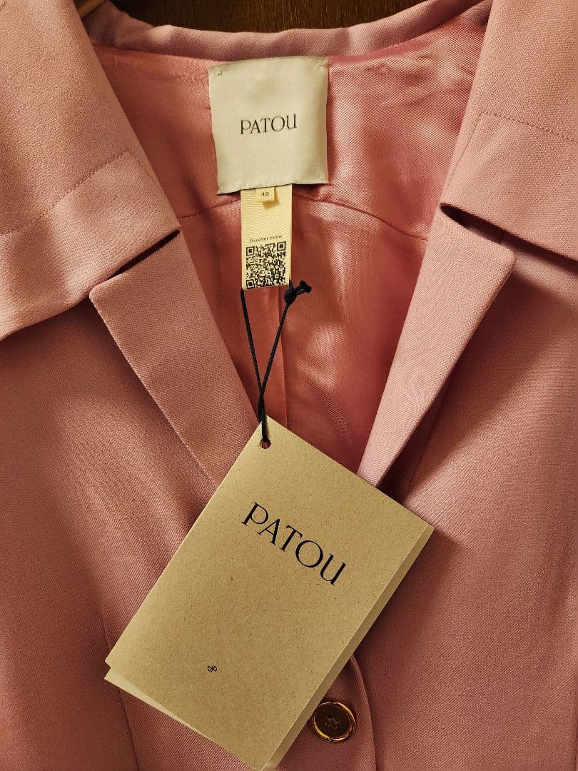 PATOU ピンク テーラードジャケット 新品タグ付き - メルカリ