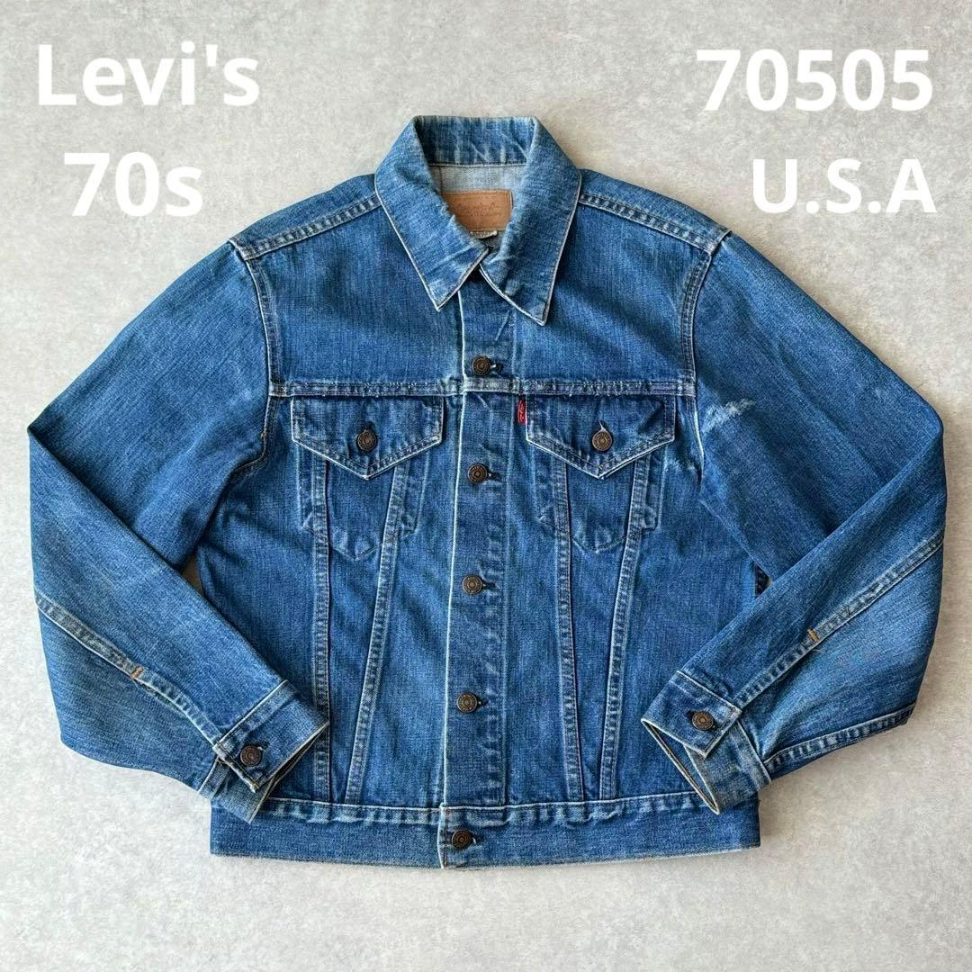 70s USA製 Levi's リーバイス 70505 4th Vintage - メルカリ