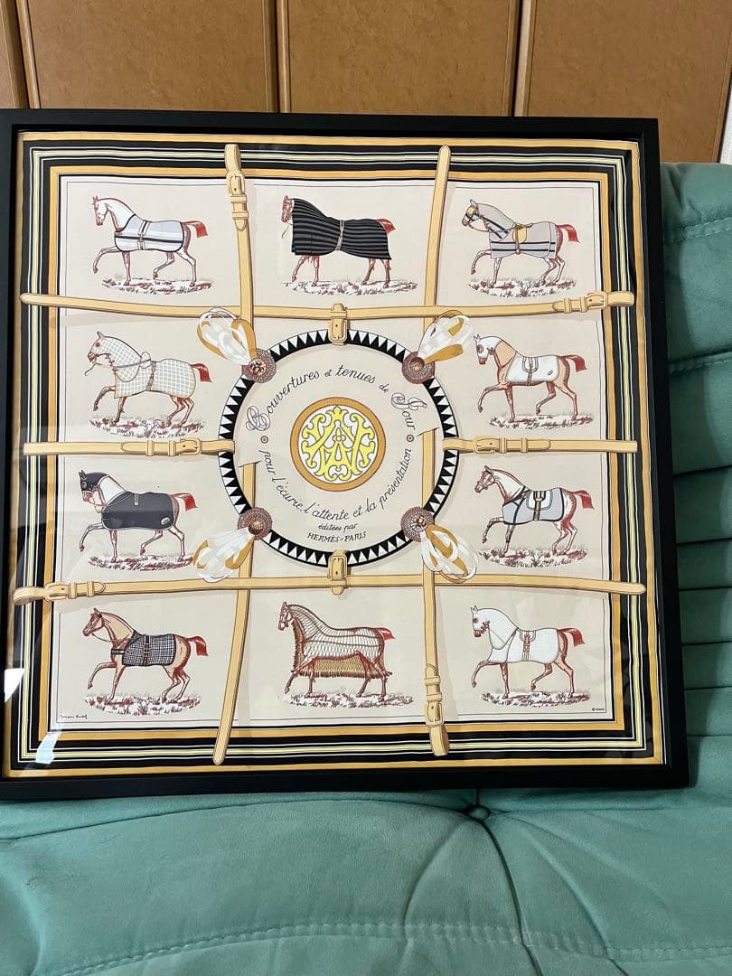 エルメス 額装 インテリア フレーム付き - メルカリ