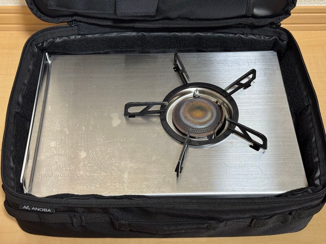 スノーピークプレートバーナーANOBA× sabiケースセット - メルカリ