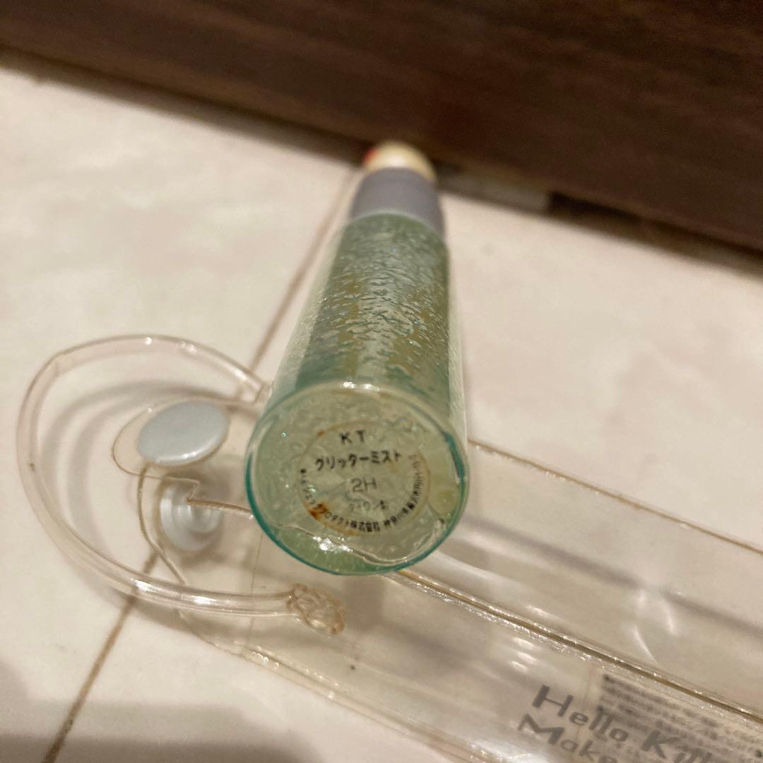 レトロ《2002年 ハローキティ グリッターミスト》当時物 コスメ☆グリーン