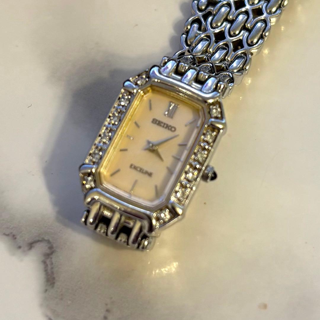 SEIKO セイコー エクセリーヌ 2E20-7460 ダイヤ12P - メルカリ