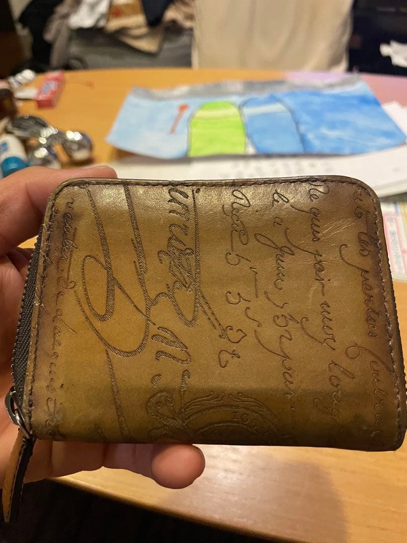 S*O様 ベルルッティ　財布　ワパ Berluti（ベルルッティ） ワパ スクリットレザー ジップ付き コイン