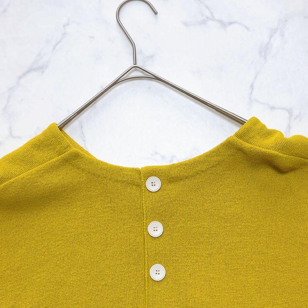 美品♡BEARDSLEY ドルマン ニット ゆったり フリーサイズ イエロー