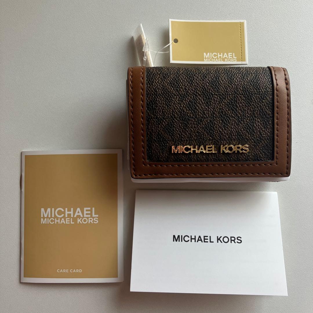 マイケルコース MICHEAL KORS 三つ折財布 財布 ミニ財布 ウォレット MICHAEL KORS ウォレット ミニ財布 三つ折り カラー多数あり (Michael
