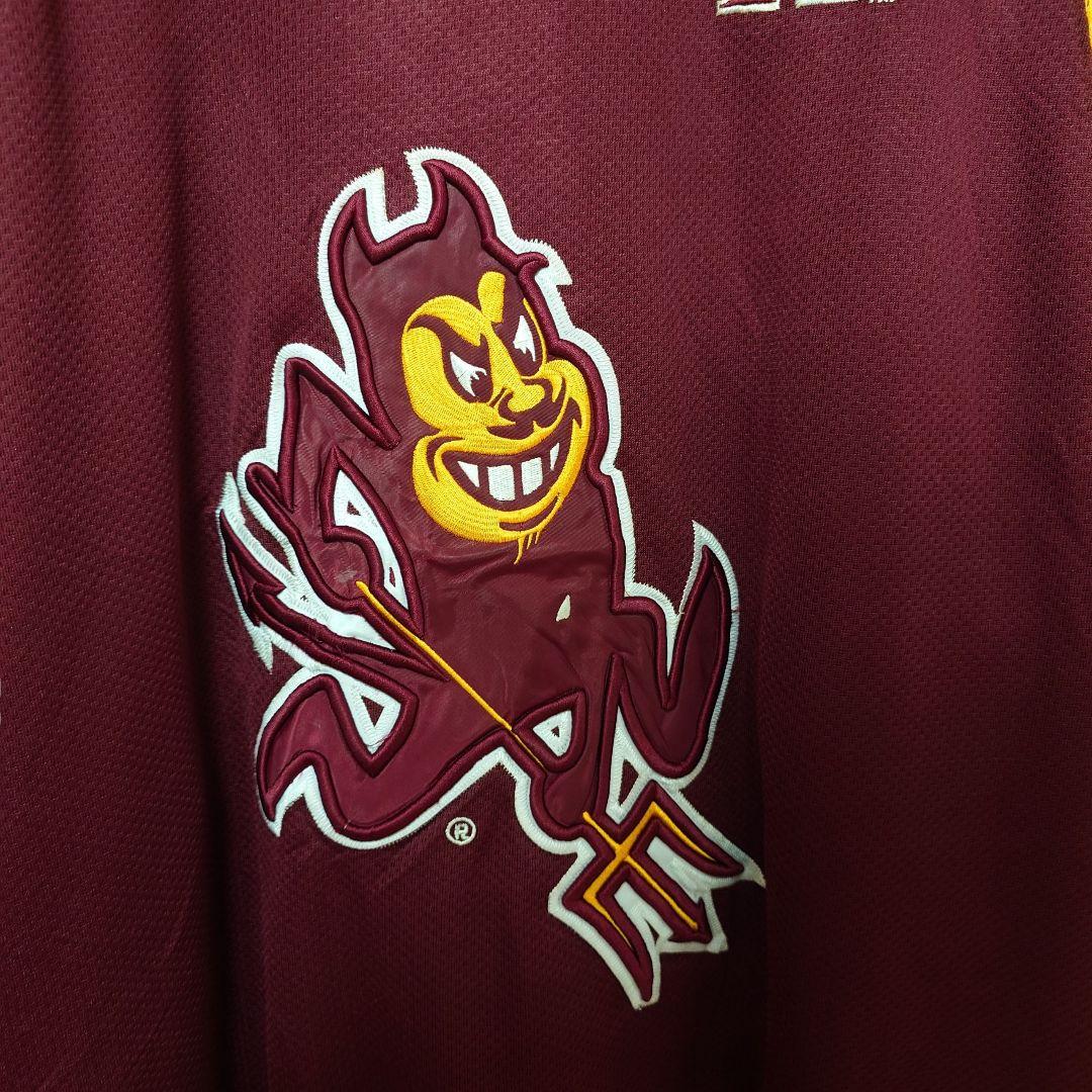 希少 アリゾナ大学 Sun Devils ロゴ刺繍 ゲームシャツ A-3723 - メルカリ