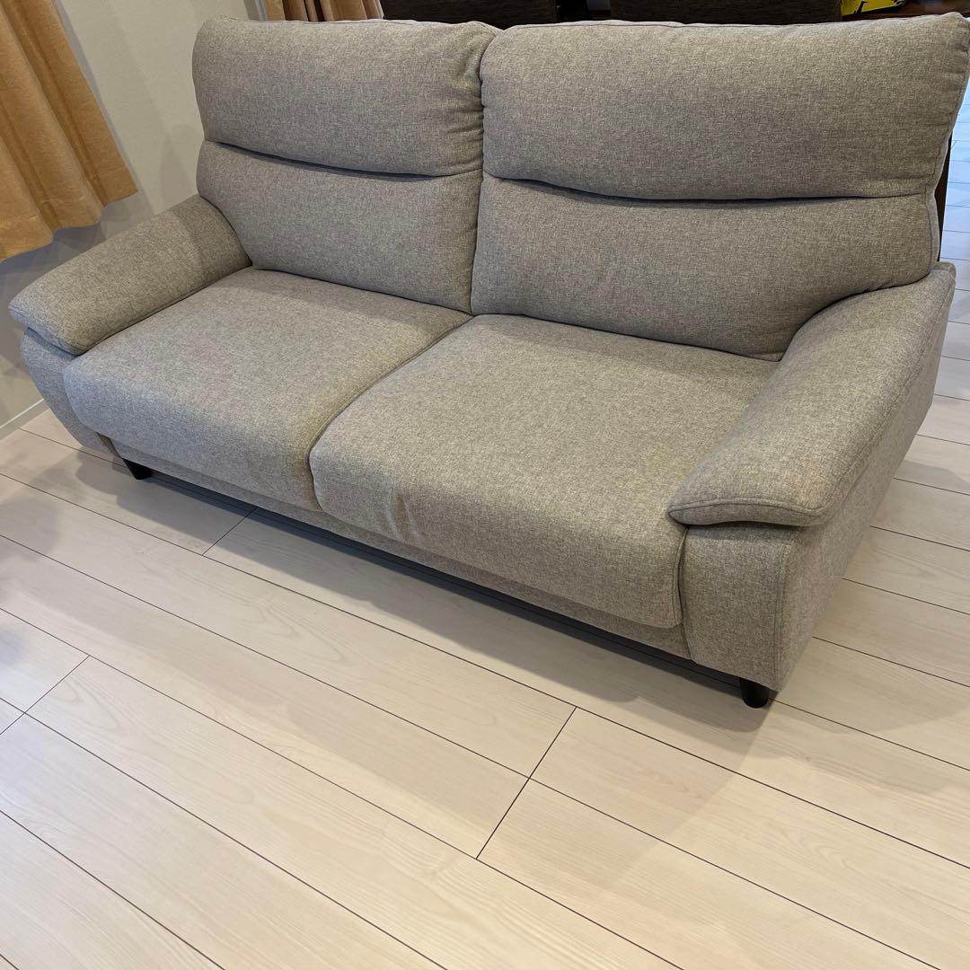 ニトリ 3人掛け布張りソファ(MK02 KD MO) - メルカリ